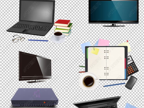 科技新动力 笔记本电脑免抠图PNG素材集锦与软硬件技术开发前沿探索